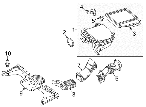 2022 Mercedes-Benz C43 AMG Powertrain Control Diagram