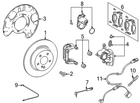 2023 Mercedes-Benz GLE53 AMG Parking Brake Diagram