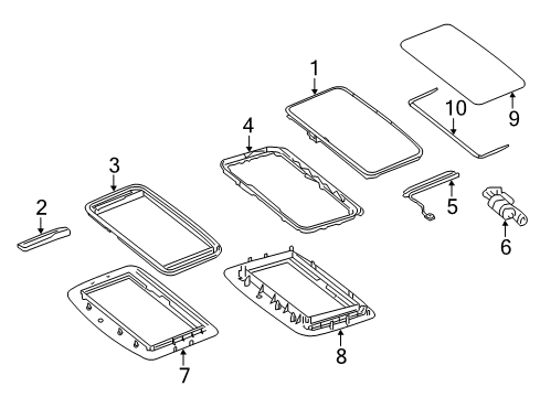 2013 Mercedes-Benz Sprinter 2500 Sunroof Diagram 2