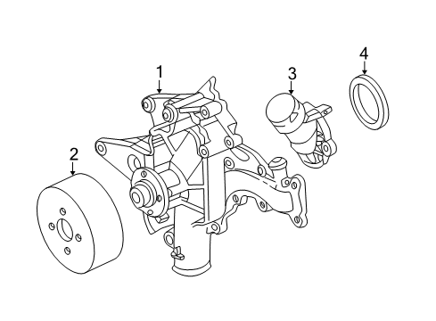 2004 Mercedes-Benz S55 AMG Water Pump Diagram