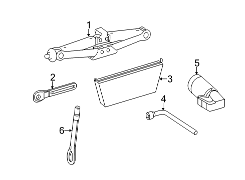 2014 Mercedes-Benz CLA250 Jack & Components