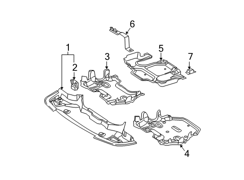 2007 Mercedes-Benz E350 Splash Shields