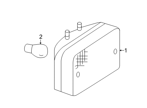 2006 Mercedes-Benz G500 Bulbs Diagram 4