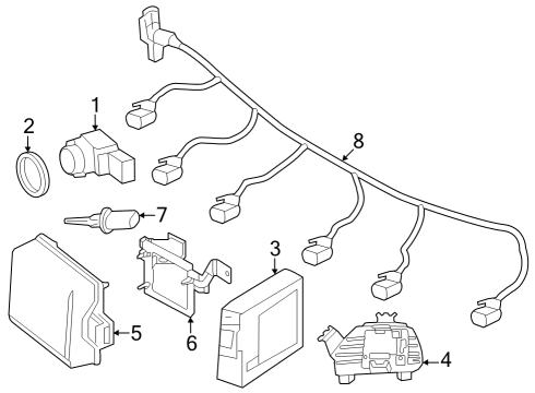 2024 Mercedes-Benz EQE 350 Cruise Control System Diagram 2