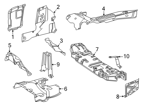 2025 Mercedes-Benz GLE450e Heat Shields
