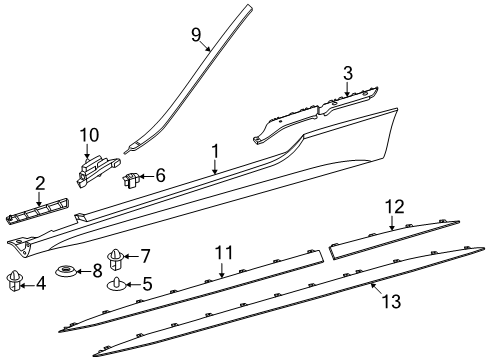 2024 Mercedes-Benz CLE53 AMG Exterior Trim - Pillars