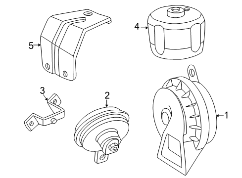 2001 Mercedes-Benz E320 Anti-Theft Components