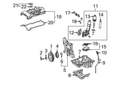 2005 Mercedes-Benz C230 Engine Parts Diagram 2