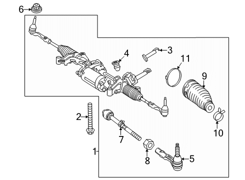 2024 Mercedes-Benz AMG GT 55 Steering Gear & Linkage