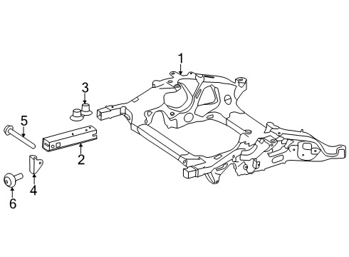 2024 Mercedes-Benz AMG GT 55 Suspension Mounting - Front