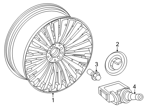 2024 Mercedes-Benz EQE SUV AMG Wheels