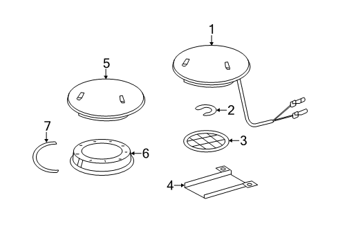 2013 Mercedes-Benz Sprinter 3500 Roof Vent Diagram