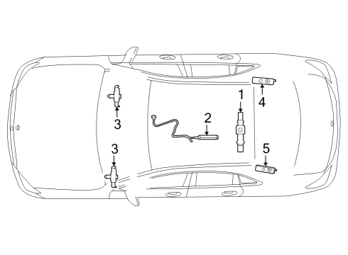 2024 Mercedes-Benz EQE SUV AMG Antenna & Radio