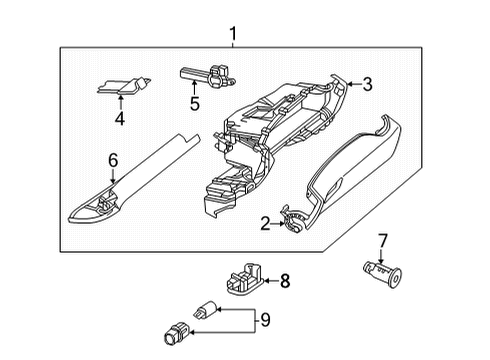 2018 Mercedes-Benz AMG GT C Glove Box Diagram