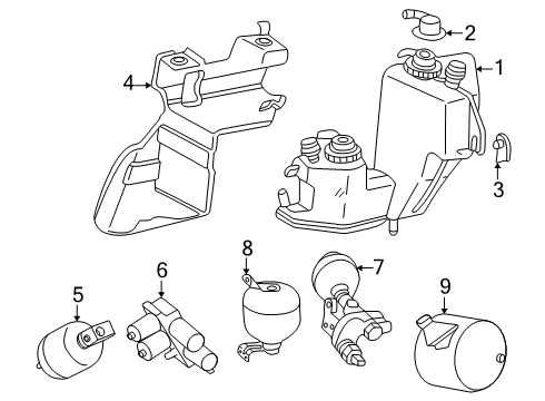 2005 Mercedes-Benz CL65 AMG Auto Leveling Components