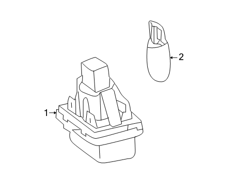 2011 Mercedes-Benz E550 License Lamps Diagram