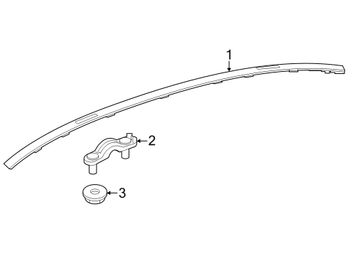 2024 Mercedes-Benz EQE SUV AMG Exterior Trim - Roof