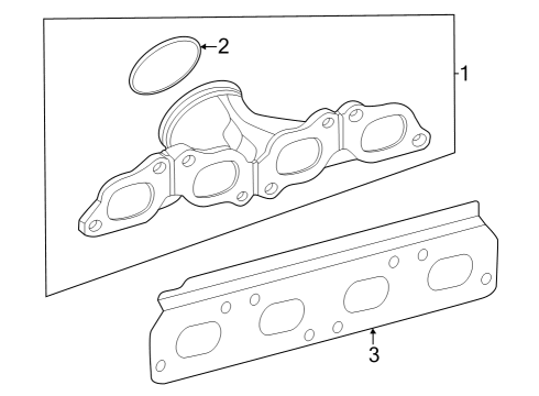 2024 Mercedes-Benz C63 AMG S E Performance Exhaust Manifold