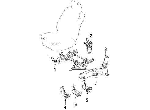 1995 Mercedes-Benz E320 Tracks & Components