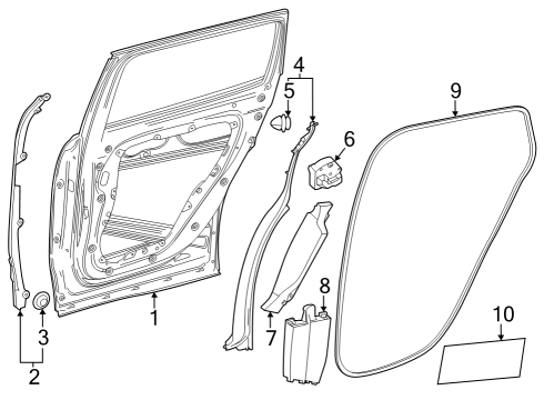 2023 Mercedes-Benz EQB 250+ Door & Components