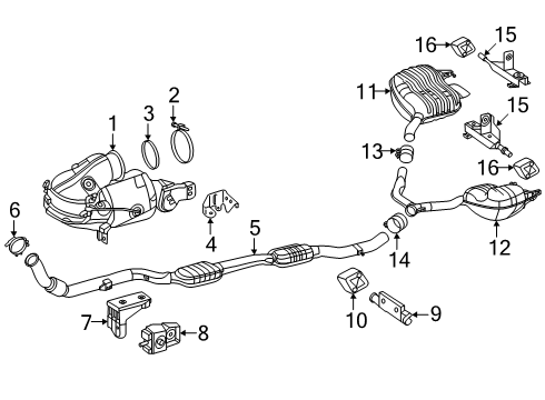 2024 Mercedes-Benz E350 Exhaust Components