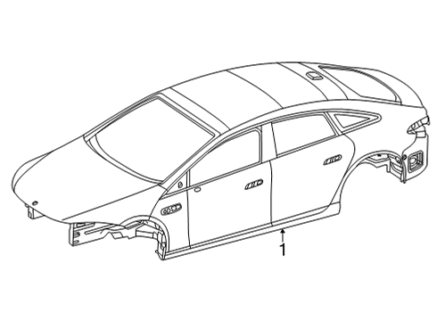 2025 Mercedes-Benz EQS 450+ Body Shell