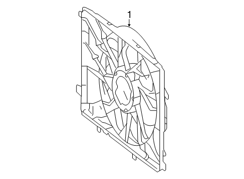 2015 Mercedes-Benz E550 Cooling Fan Diagram