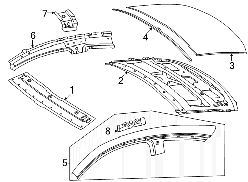2024 Mercedes-Benz CLE53 AMG Roof & Components