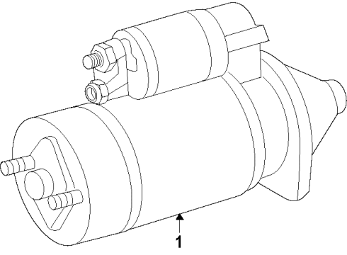 2014 Mercedes-Benz G63 AMG Starter Diagram 2