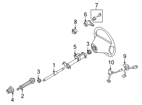 1998 Mercedes-Benz C280 Ignition Lock Diagram