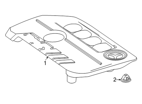 2025 Mercedes-Benz GLA250 Engine Appearance Cover