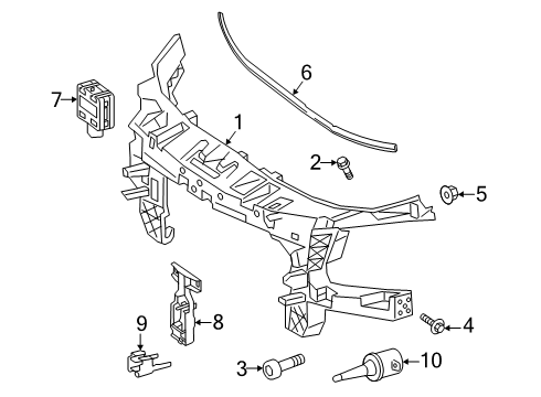 2024 Mercedes-Benz eSprinter Radiator Support