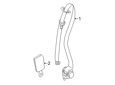 2024 Mercedes-Benz Sprinter 2500 Seat Belt