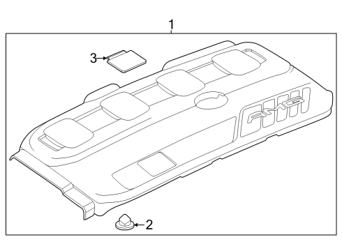 2024 Mercedes-Benz C63 AMG S E Performance Engine Appearance Cover