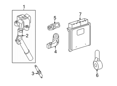 2023 Mercedes-Benz GLB250 Ignition System Diagram