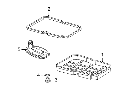 2008 Mercedes-Benz S550 Automatic Transmission Diagram
