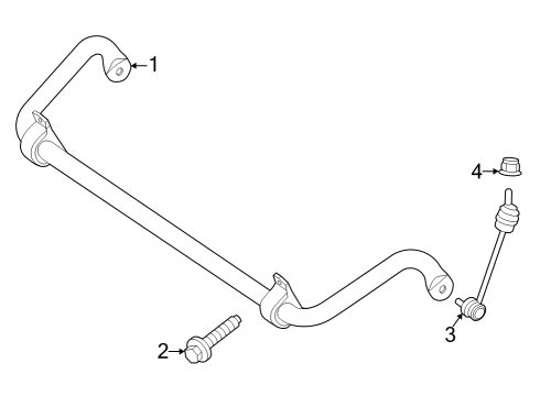 2024 Mercedes-Benz SL63 AMG S E Performance Stabilizer Bar & Components