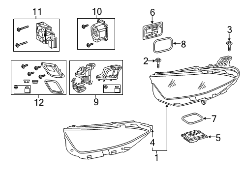 2021 Mercedes-Benz CLS53 AMG EXCHANGE CONTROL UNIT Diagram for 213-900-28-34-64