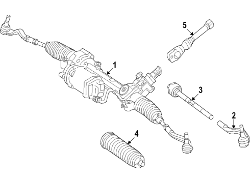 2019 Mercedes-Benz CLS450 Steering Gear & Linkage Diagram 2