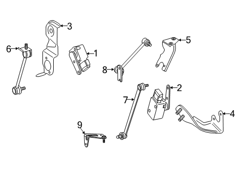 2013 Mercedes-Benz CL65 AMG Electrical Components Diagram 3