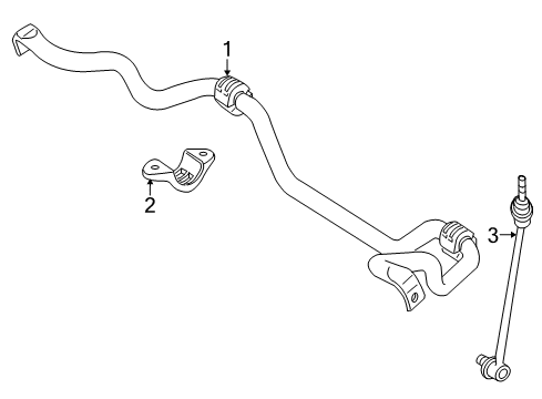 2010 Mercedes-Benz S400 Stabilizer Bar & Components Diagram 2