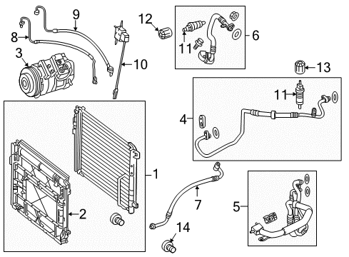 2014 Mercedes-Benz E250 A/C Compressor