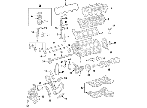 2006 Mercedes-Benz CLS55 AMG Camshaft & Timing Diagram