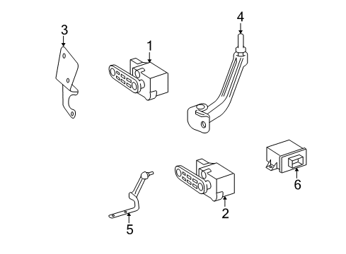 2011 Mercedes-Benz ML550 Electrical Components Diagram 5