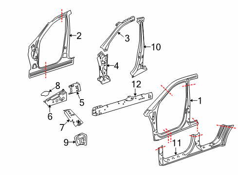 2008 Mercedes-Benz ML350 Aperture Panel