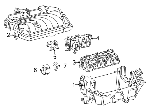 2016 Mercedes-Benz B250e Fuse & Relay