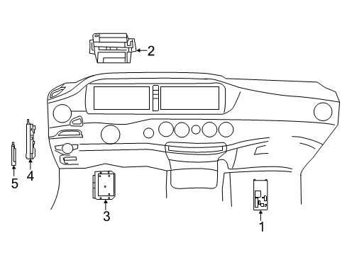 2020 Mercedes-Benz S560 Control Units Diagram