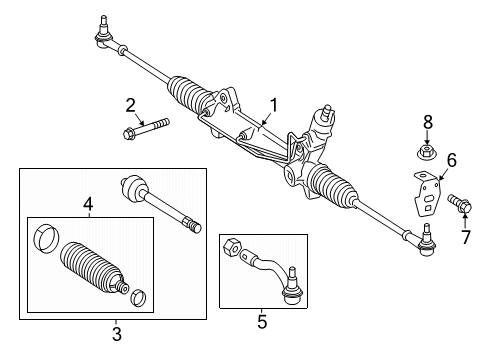 2024 Mercedes-Benz eSprinter Steering Gear & Linkage