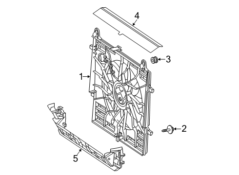 2021 Mercedes-Benz Sprinter 1500 Cooling Fan Diagram