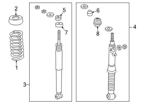 1998 Mercedes-Benz C280 Shocks & Components